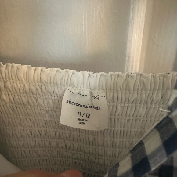 Abercrombie Kids Blue and White Tiered Maxi Dress - Picture 7 of 8